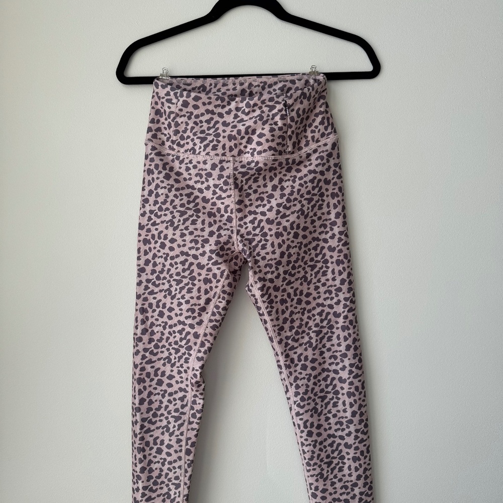 Calia by Carrie Underwood Leopard Print Cropped Leggings Women's Size Small